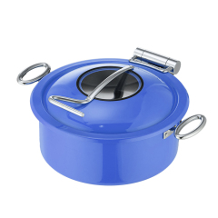 Round Blue chafing dish 5.2L