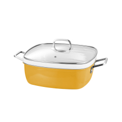 Square  Yellow   chafing dish 2.3L