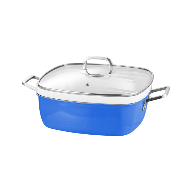 Square Blue   chafing dish 2.3L