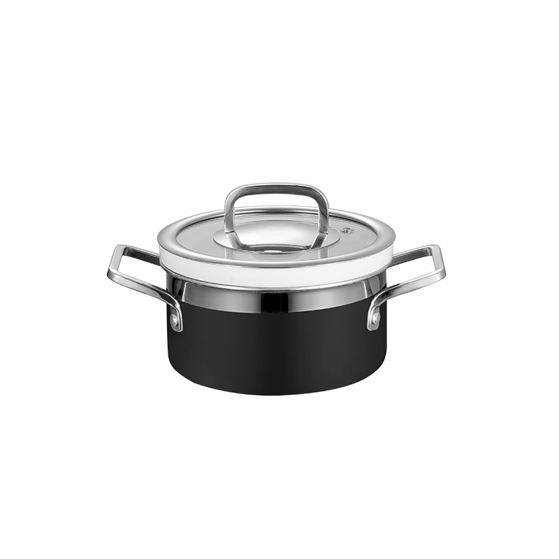 16cm Balck   Three-layer steel Chafing Dishes