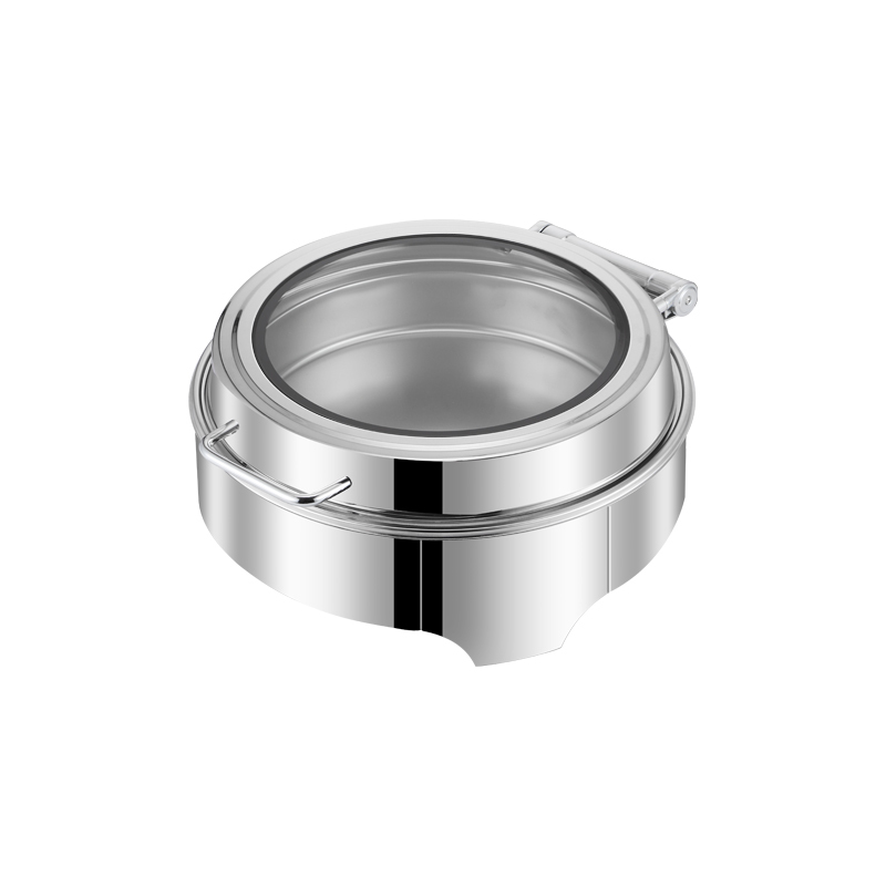 6L Round Low-Foot Stainless Steel Electric Chafing Dish