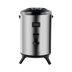 Black  6L-18L Stainless Steel Insulation Barrel With Temperature Display