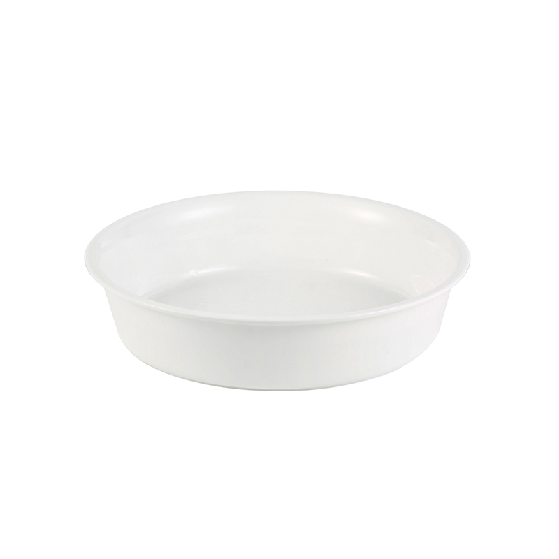 Round Chafer Pot With Black Silica gel glass lid Wooden handle 5.2L
