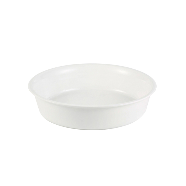 Round Chafer Pot With Black Silica gel glass lid Wooden handle 5.2L