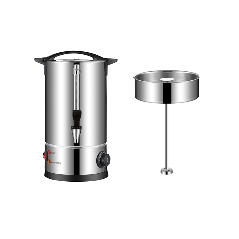 Single-walled  Coffee Urn With water gauge Temperature controller Stainless steel filter