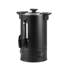 Black Double-walled Coffee Urn With water gauge Temperature controller Stainless steel filter