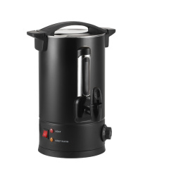 Black Single-walled  Coffee Urn With water gauge Temperature controller  PC  filter
