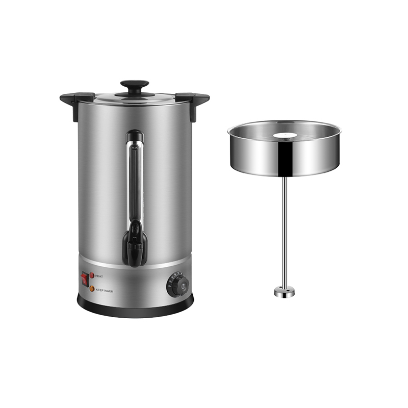 Single-walled  Coffee Urn With water gauge Temperature controller Stainless steel filter