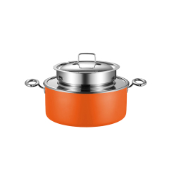 Three-layer steel soup pot 3L | Color Options