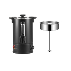 Black Double-walled Coffee Urn With water gauge Temperature controller Stainless steel filter