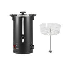 Black Single-walled Coffee Urn With water gauge Temperature controller PC filter