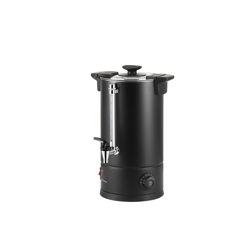 Black Single-walled Coffee Urn With water gauge Temperature controller Stainless steel filter