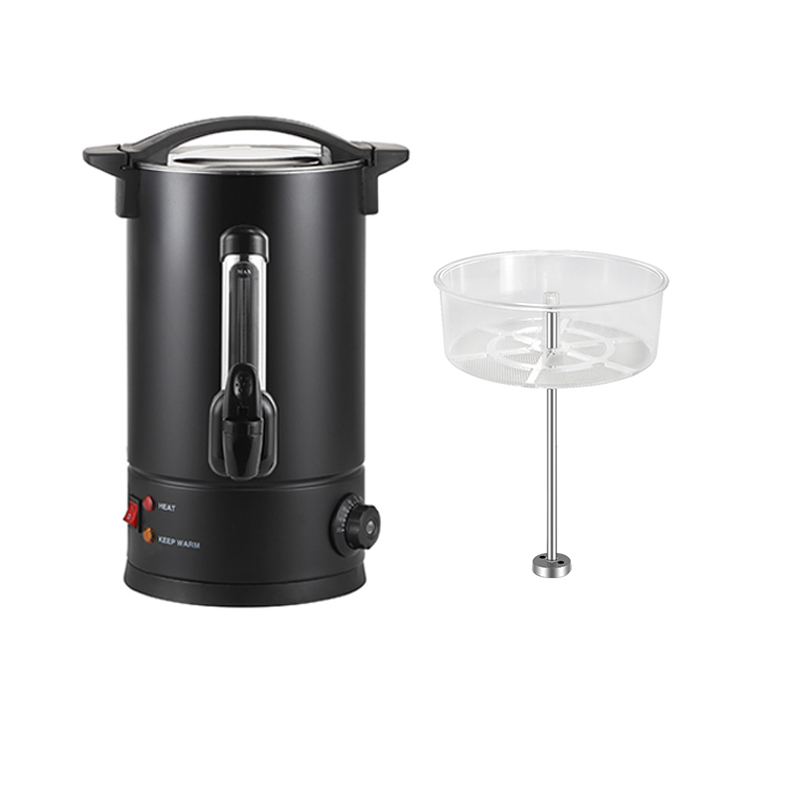 Black Single-walled  Coffee Urn With water gauge Temperature controller  PC  filter