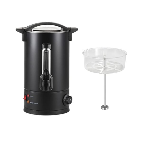 Black Single-walled  Coffee Urn With water gauge Temperature controller  PC  filter