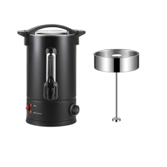 Black Single-walled Coffee Urn With water gauge Temperature controller Stainless steel filter