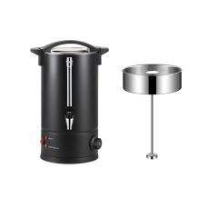 Black Single-walled Coffee Urn With water gauge Temperature controller Stainless steel filter