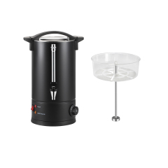 Black Single-walled Coffee Urn With water gauge Temperature controller PC filter