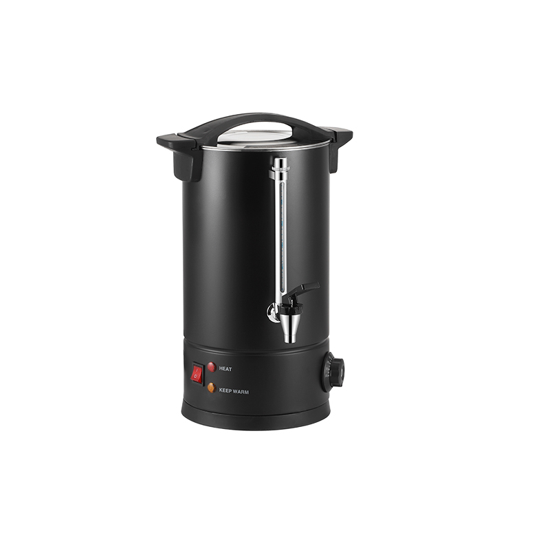 Black Single-walled Coffee Urn With water gauge Temperature controller PC filter