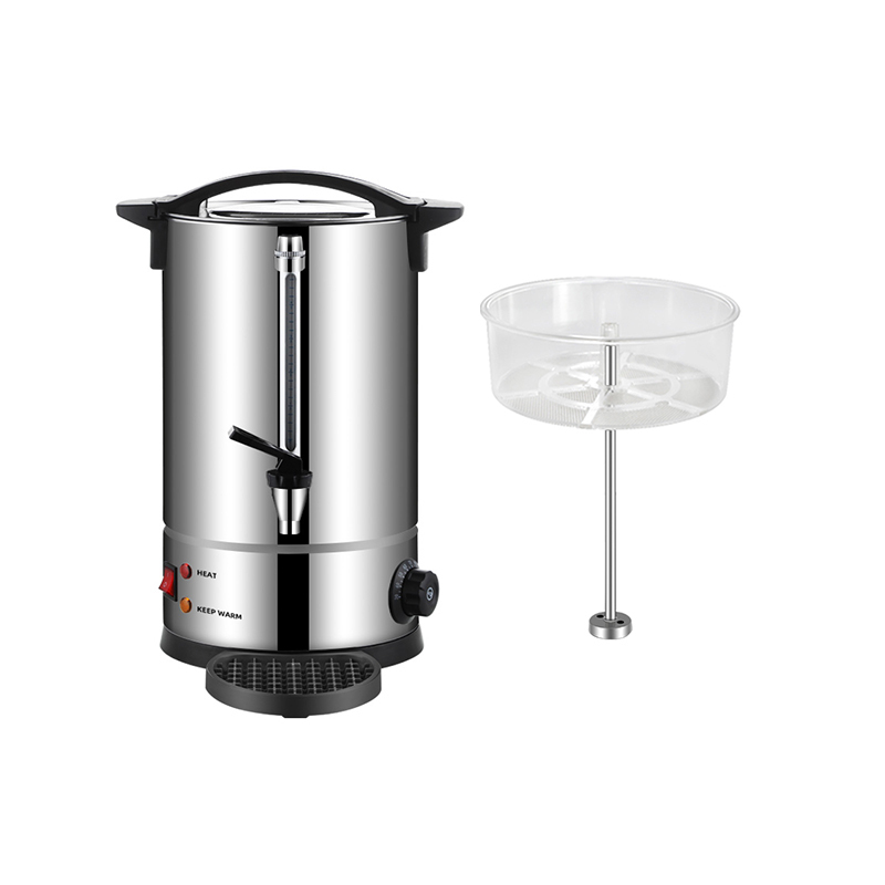 8-50L Type B Double Wall Stainless Steel Coffee Urn with PC Filter, Water Gauge, Temperature Control, Drip Tray, Commercial Buffet Beverage Equipment | Factory Wholesale & OEM Available