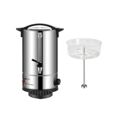 8-50L Type B Double Wall Stainless Steel Coffee Urn with PC Filter, Water Gauge, Temperature Control, Drip Tray, Commercial Buffet Beverage Equipment | Factory Wholesale & OEM Available