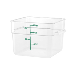 12QT Kitchen Vegetable Food Storage PC  Containers Green  Scale