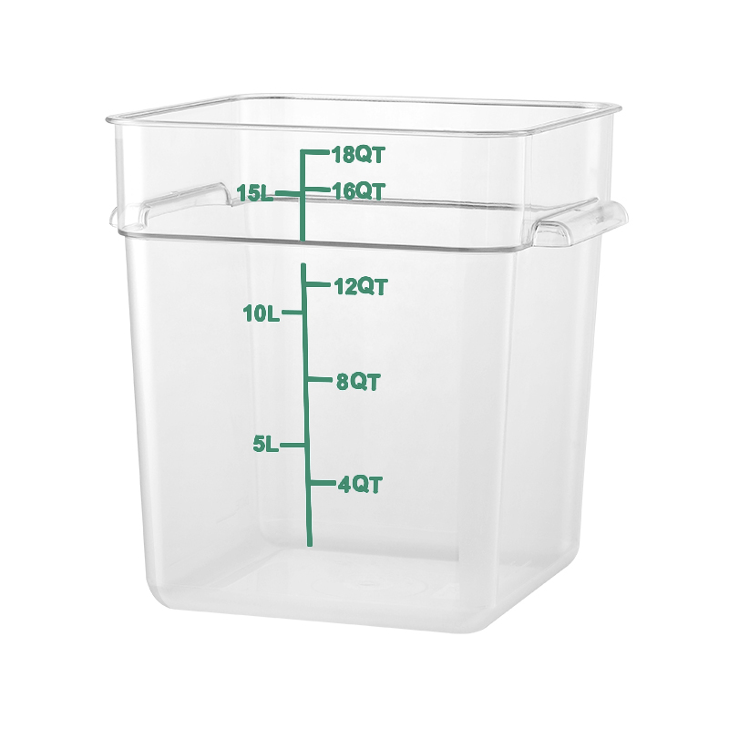 18QT Kitchen Vegetable Food Storage PC  Containers Green Scale