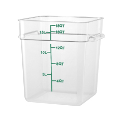18QT Kitchen Vegetable Food Storage PC  Containers Green Scale