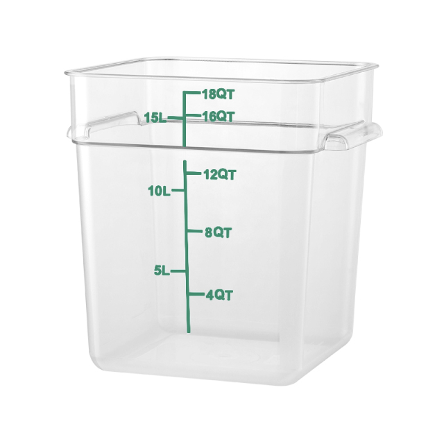 18QT Kitchen Vegetable Food Storage PC  Containers Green Scale