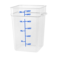 22QT Kitchen Vegetable Food Storage PC Containers Scale | Color Options
