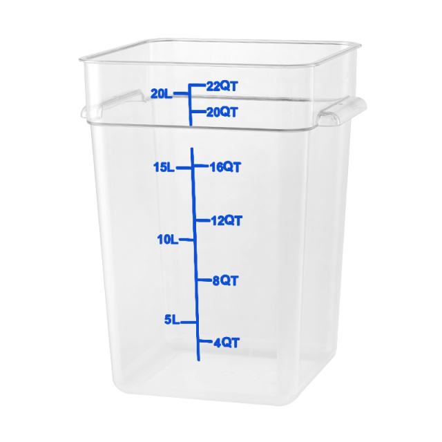 22QT Kitchen Vegetable Food Storage PC Containers Scale | Color Options