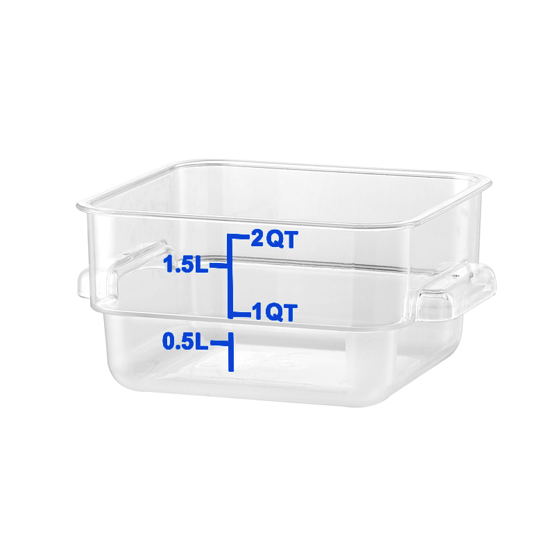 2QT Kitchen Vegetable Food Storage PC Containers Scale | Color Options