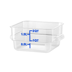 2QT Kitchen Vegetable Food Storage PC Containers Scale | Color Options