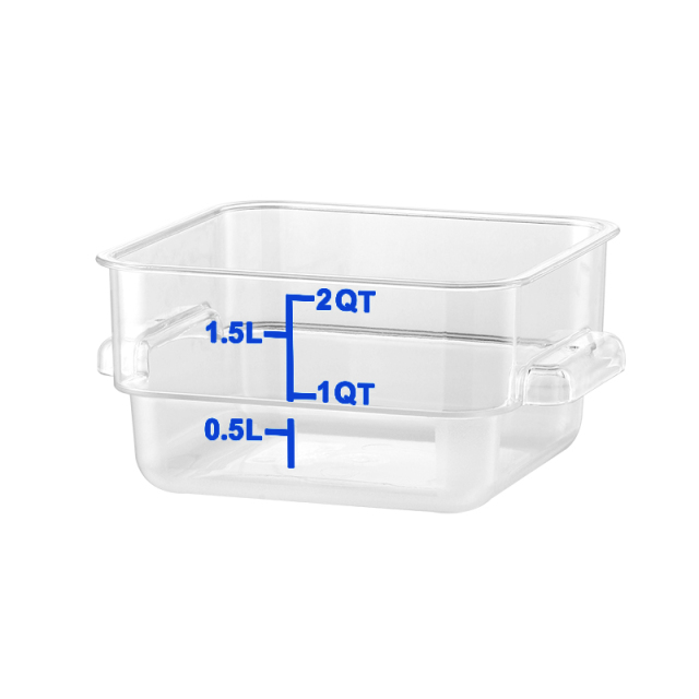 2QT Kitchen Vegetable Food Storage PC Containers Scale | Color Options