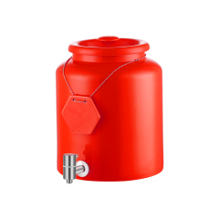 Ceramic Milk Insulation Bucket With Wooden Base and Heater | Color Options