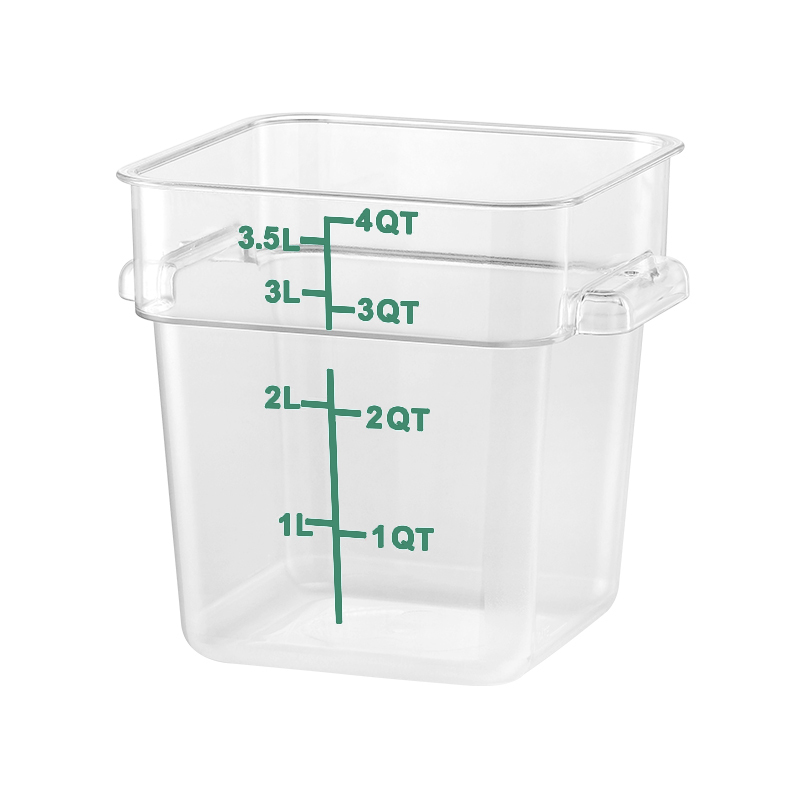 4QT Kitchen Vegetable Food Storage PC  Containers Green Scale