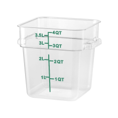 4QT Kitchen Vegetable Food Storage PC  Containers Green Scale