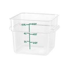 6QT Kitchen Vegetable Food Storage PC Containers Green Scale
