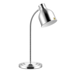 Silver Directly Connected Single-Head Stainless Steel Food Heating Lamp
