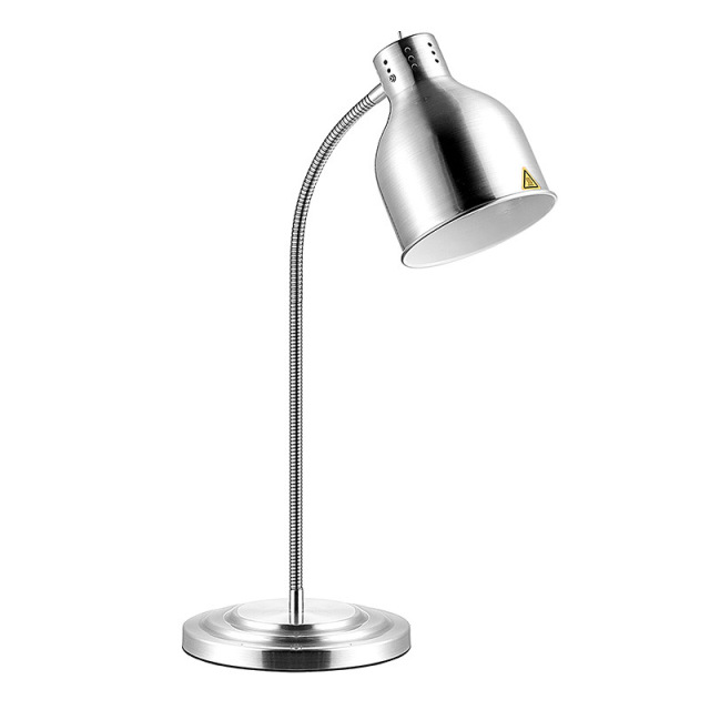 Silver Directly Connected Single-Head Stainless Steel Food Heating Lamp