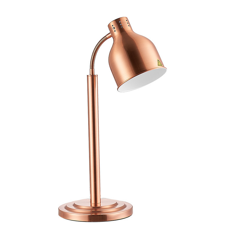 Rose Gold   Directly Connected Single-Head Stainless Steel Food Heating Lamp