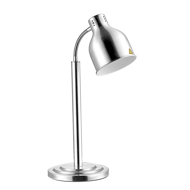 Silver  Directly Connected Single-Head Stainless Steel Food Heating Lamp