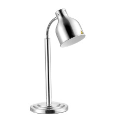 Silver  Directly Connected Single-Head Stainless Steel Food Heating Lamp