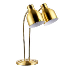 Gold Hose Double-headed Stainless Steel Food Heating Lamp
