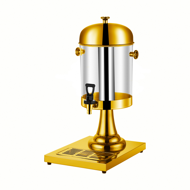 8L Gold  Single-headed Classic Juice Dispenser