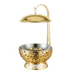 Luxury Golden Hanging Hotel Buffet Food Warmer