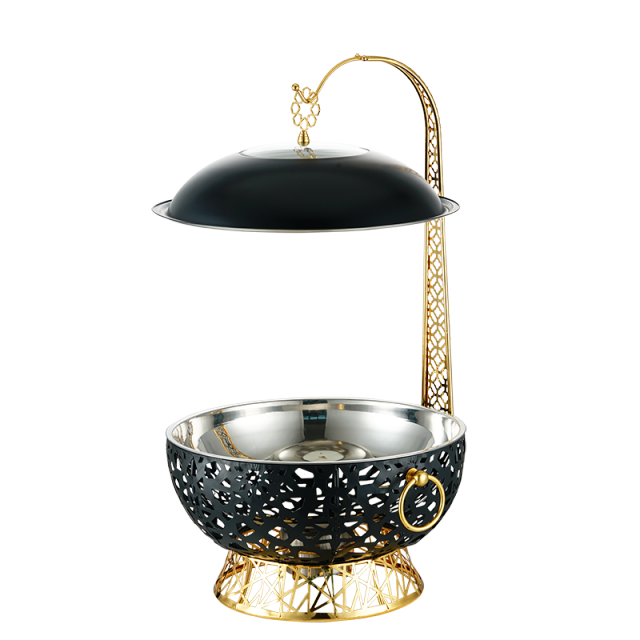 Luxury Golden Hanging Hotel Buffet Food Warmer