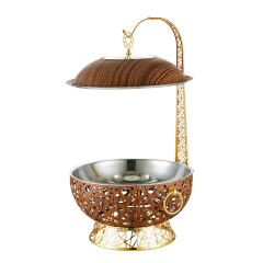 Luxury Golden Hanging Hotel Buffet Food Warmer