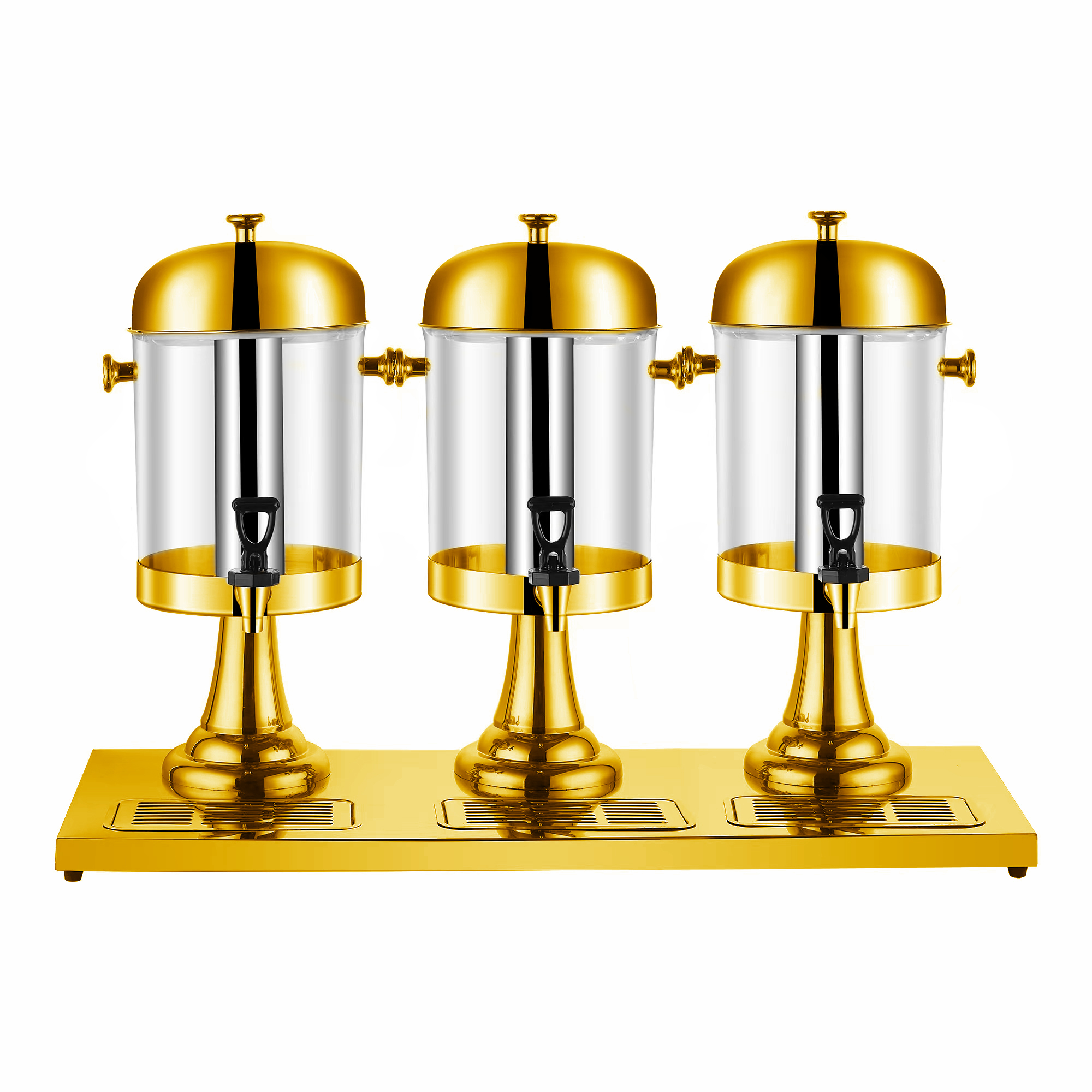 24L Gold Three-headed Classic Juice Dispenser