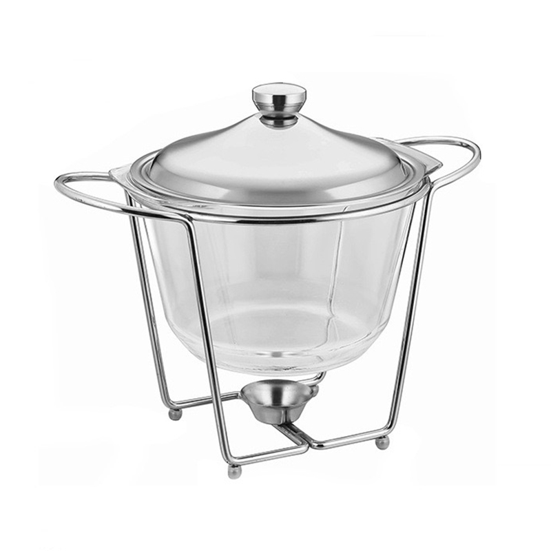 Glass Pot with Lid and Insulation | Color Options