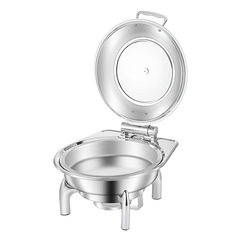 6L Rectangular Stainless Steel Removable Lid Electric Chafing Dish